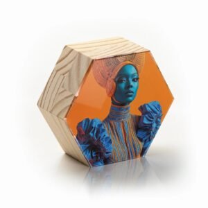 Totem Decorativo 'Afrofuturismo Solar'