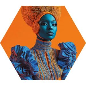 Totem Decorativo 'Afrofuturismo Solar'