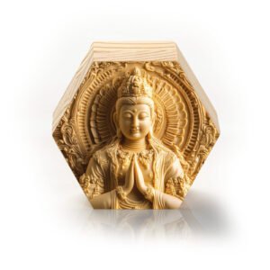 Totem Decorativo 'Buda Dourado'