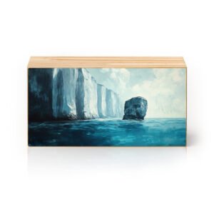 Totem Decorativo 'Costas de Gelo'