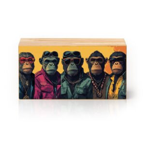 Totem Decorativo 'Gangue Símia'