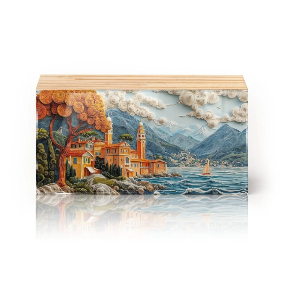 Totem Decorativo 'Lagoa Italiana'