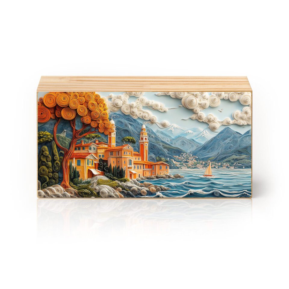 Totem Decorativo 'Lagoa Italiana'