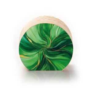 Totem Decorativo 'Vórtice Verde'