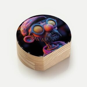 Totem Decorativo 'Pensador de Neon'