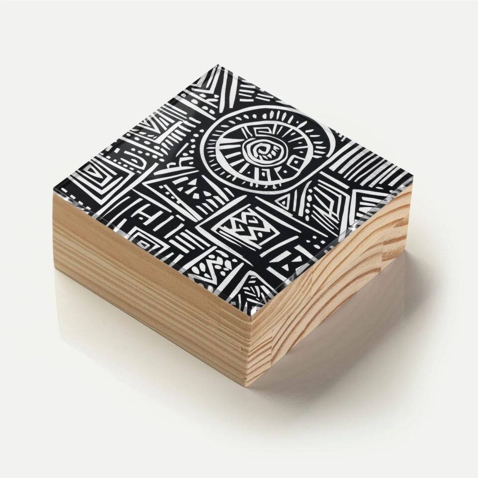 Totem Decorativo 'Ritmo Tribal'
