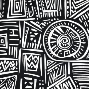 Totem Decorativo 'Ritmo Tribal'