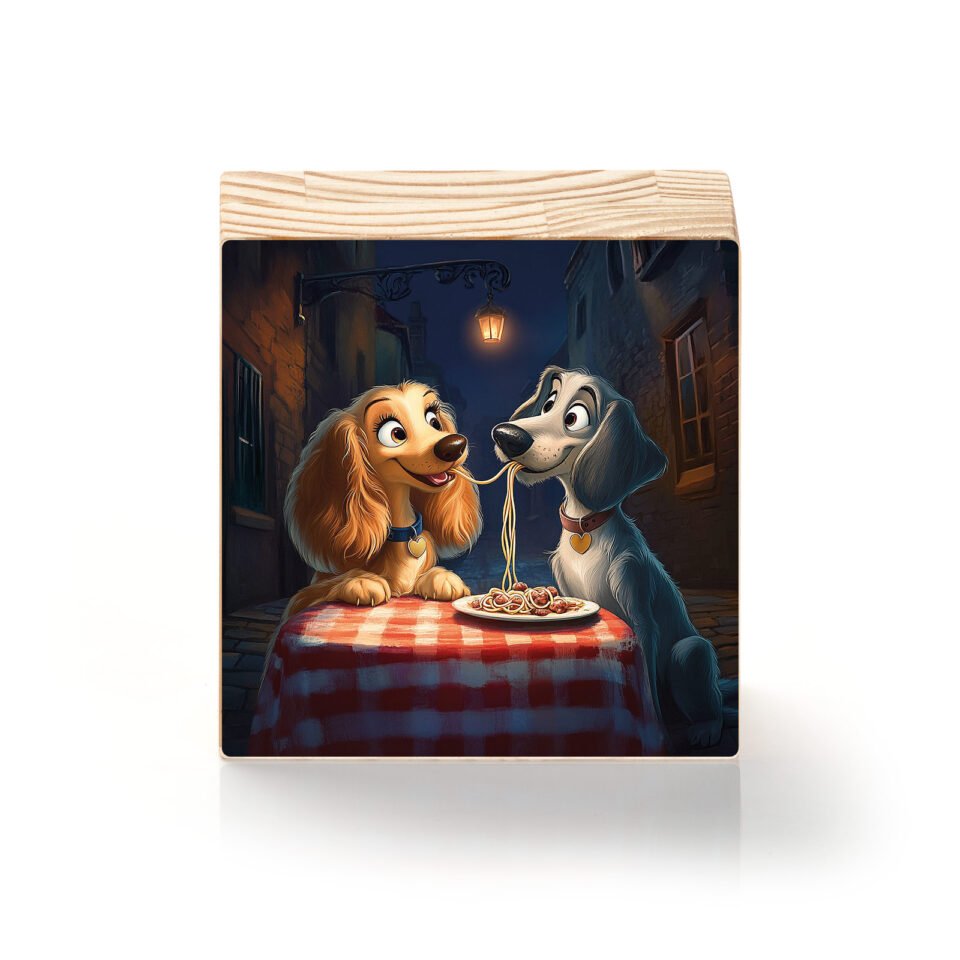 Totem Decorativo 'Amor ao Luar'