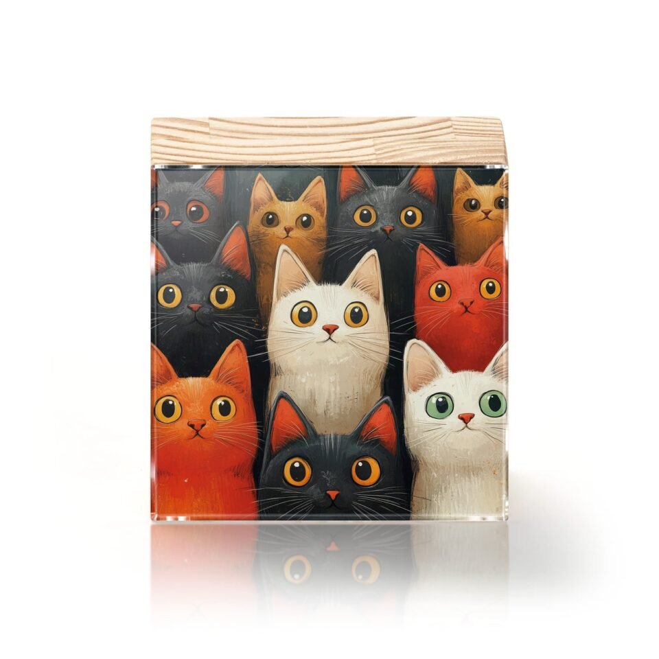 Totem Decorativo 'Patrulha Felina'