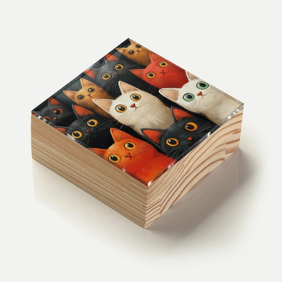 Totem Decorativo 'Patrulha Felina'