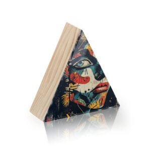 Totem Decorativo 'Olhar Fragmentado'