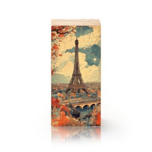 Totem Decorativo 'Paris em Outono'