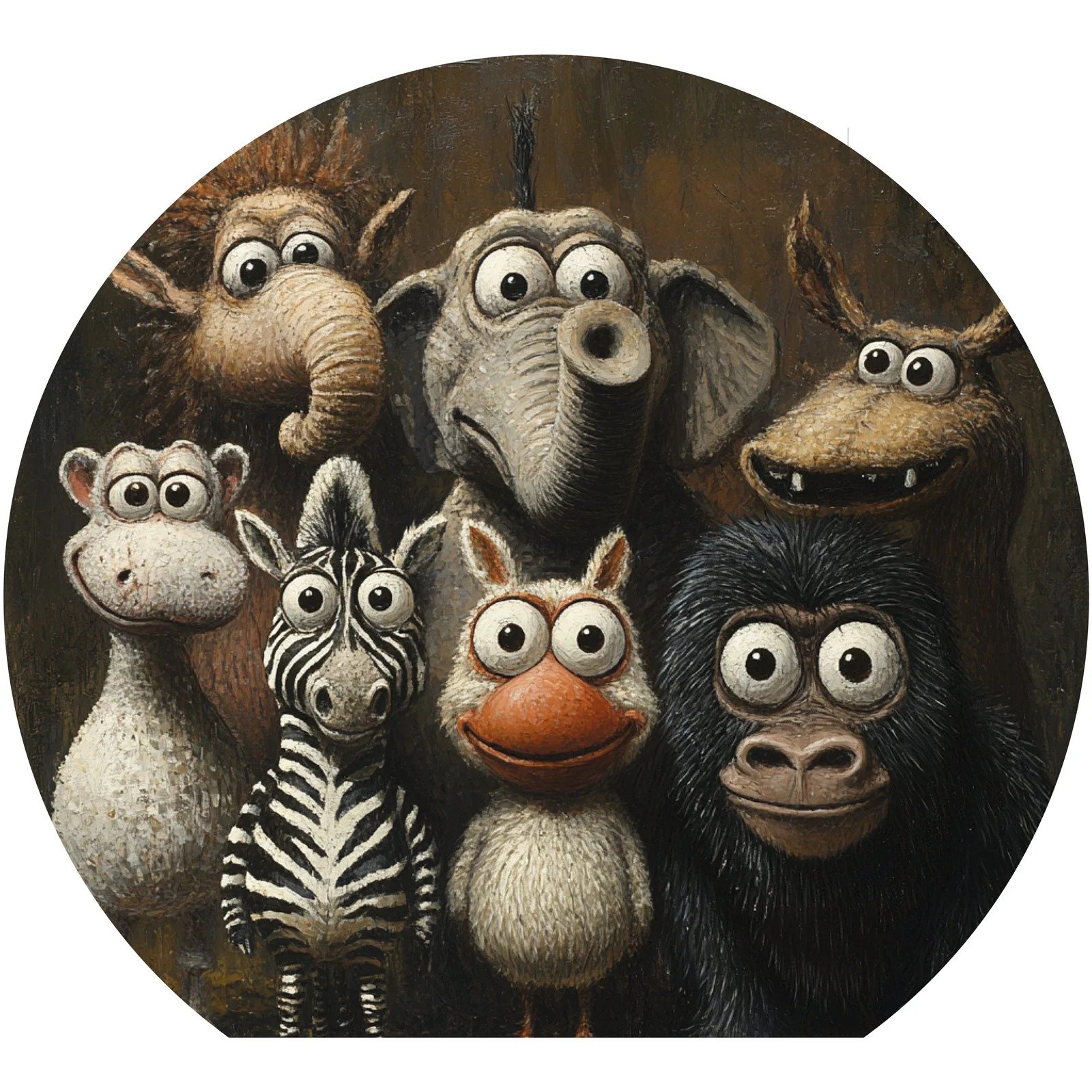 Totem Decorativo 'Selva Curiosa'