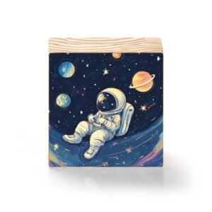 Totem Decorativo 'Viagem Interestelar'