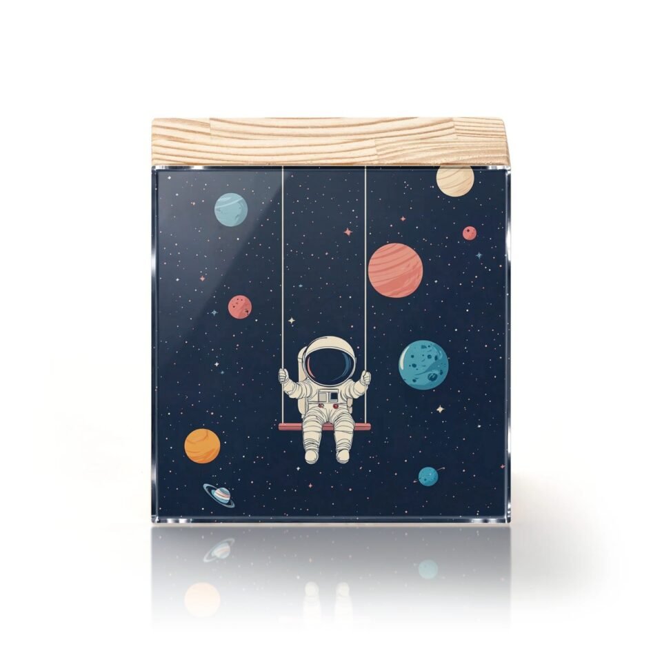 Totem Decorativo 'Balanço Espacial'