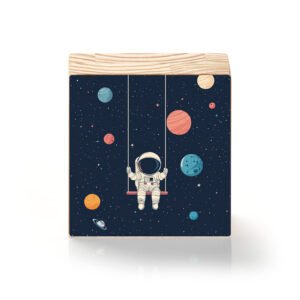 Totem Decorativo 'Balanço Espacial'