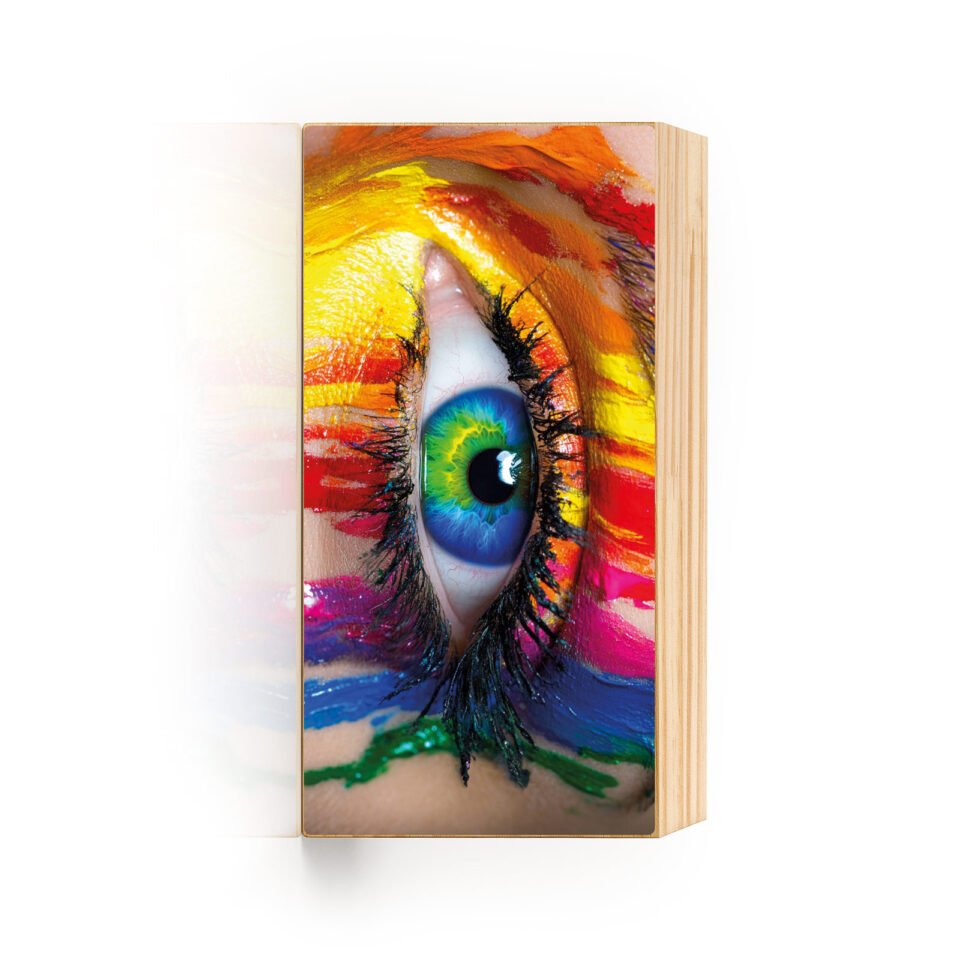 Totem Decorativo 'Visão Colorida'