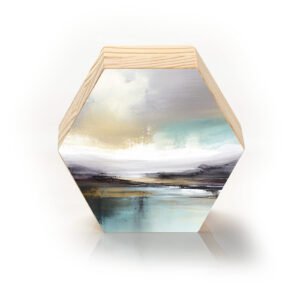 Totem Decorativo 'Paisagem Abstrata'