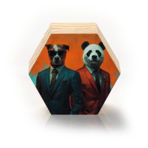 Totem Decorativo 'Aliança Selvagem'