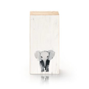 Totem Decorativo 'Elefantinho Suave'