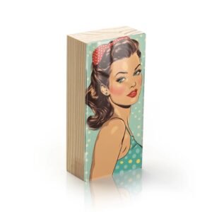 Totem Decorativo 'Beleza Retrô Pin-up'