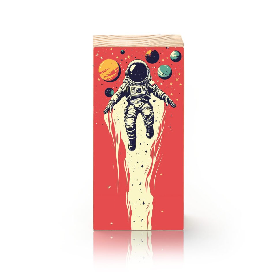 Totem Decorativo 'Viagem Cósmica'