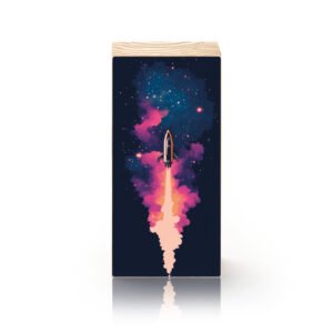 Totem Decorativo 'Decolagem Estelar'