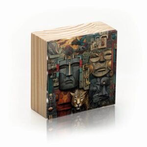 Totem Decorativo 'Espírito da Selva'