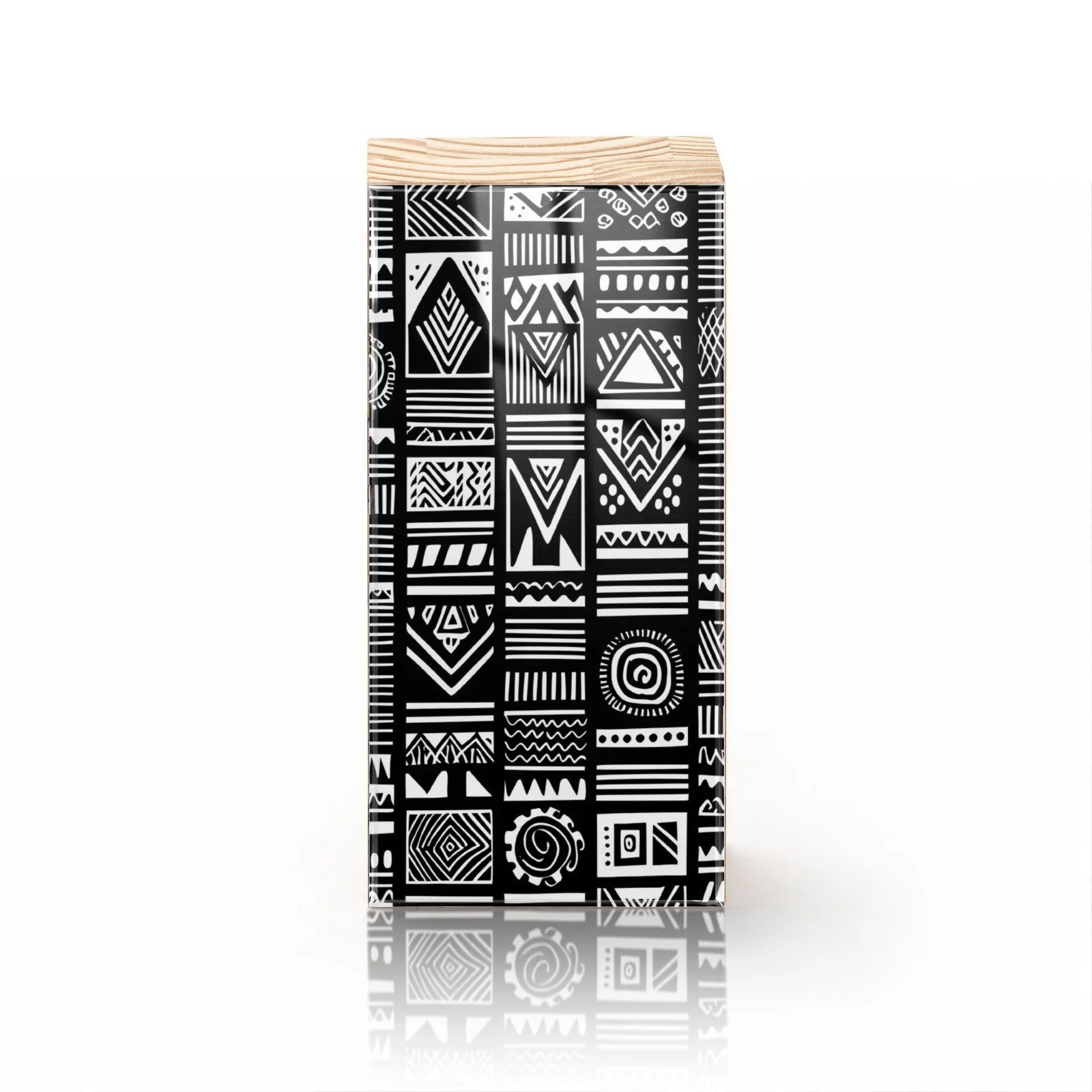 Totem Decorativo 'Código Tribal'