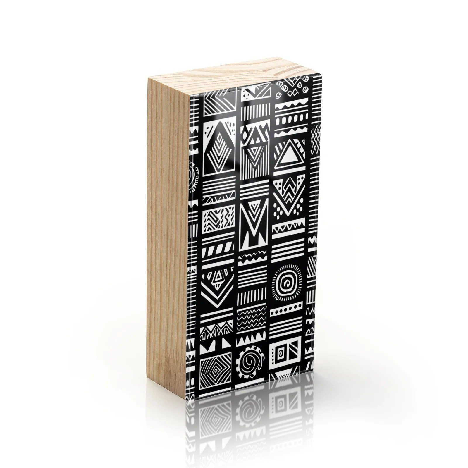 Totem Decorativo 'Código Tribal'