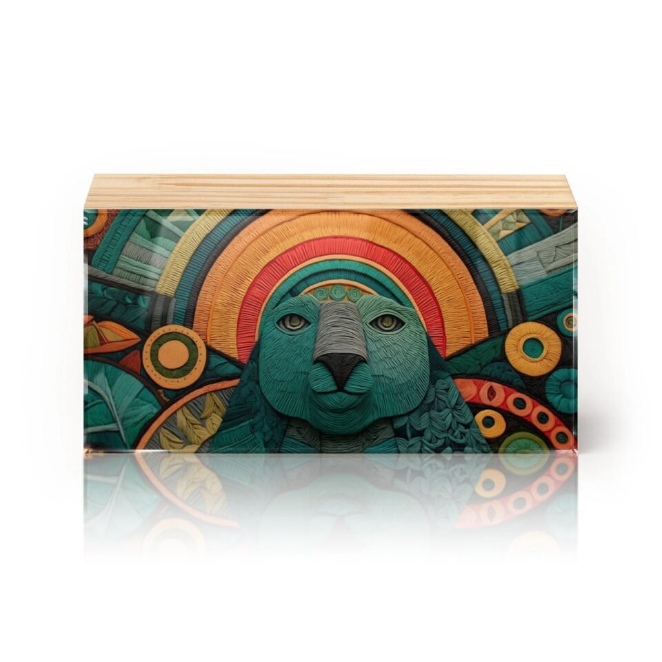 Totem Decorativo 'Olhar Solar'