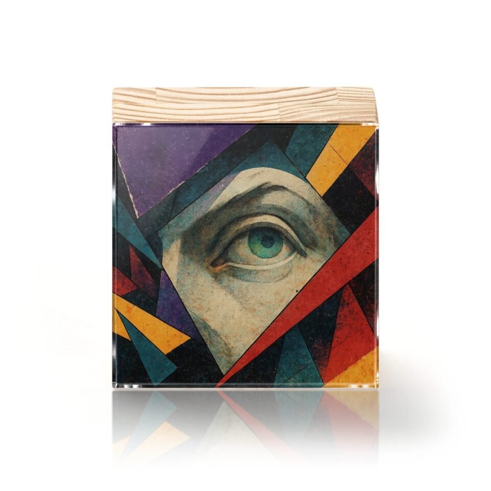 Totem Decorativo 'Olho da Percepção'