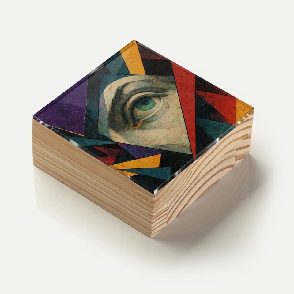 Totem Decorativo 'Olho da Percepção'
