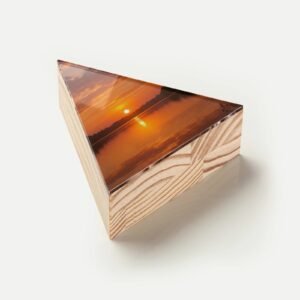 Totem Decorativo 'Horizonte Dourado'