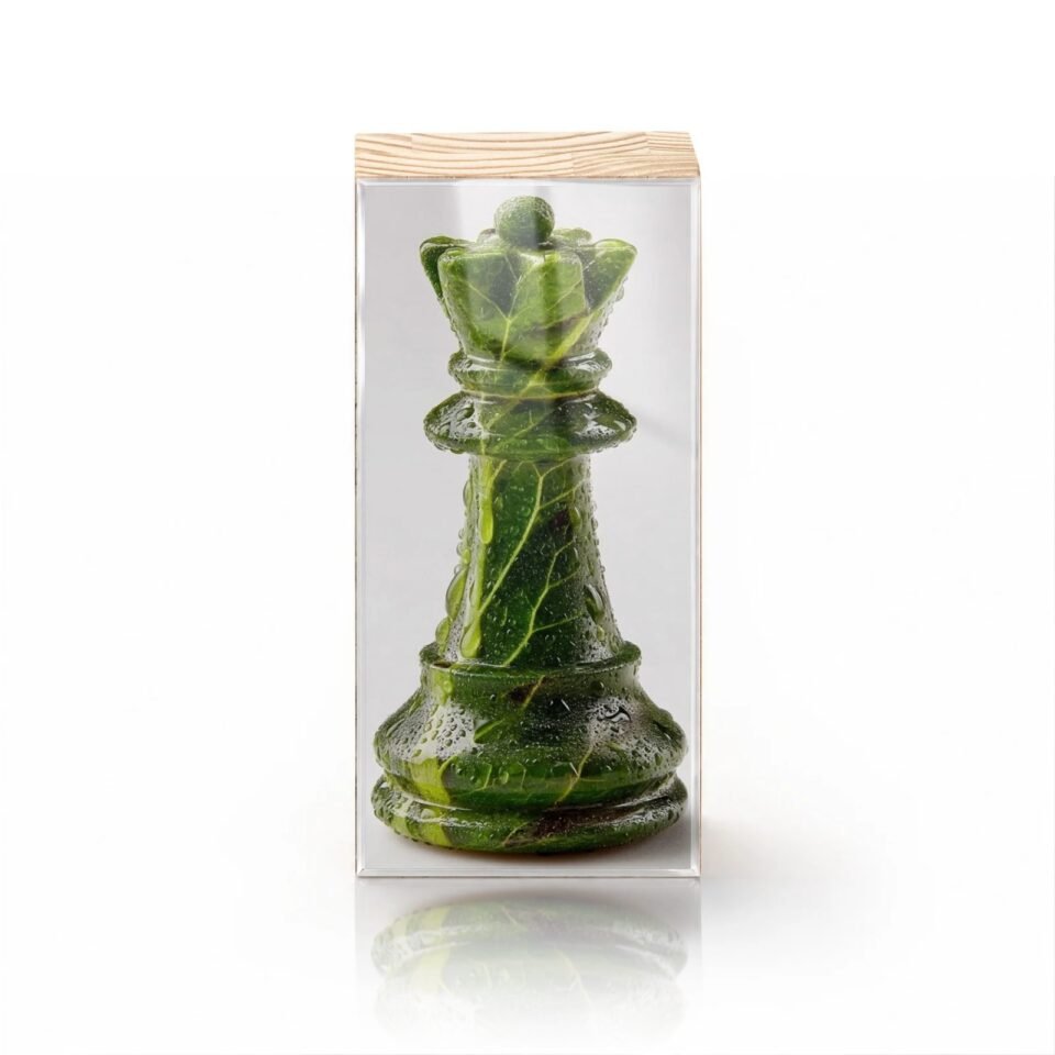 Totem Decorativo 'Rainha Verde'