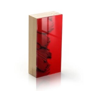 Totem Decorativo 'Vermelho Instinto'