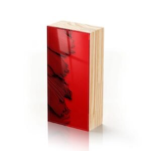 Totem Decorativo 'Vermelho Instinto'