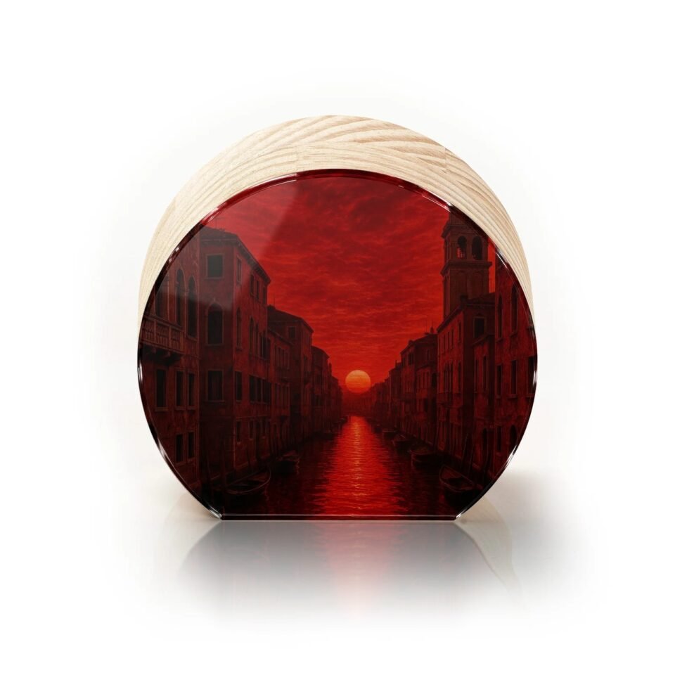 Totem Decorativo 'Crepúsculo Veneziano'