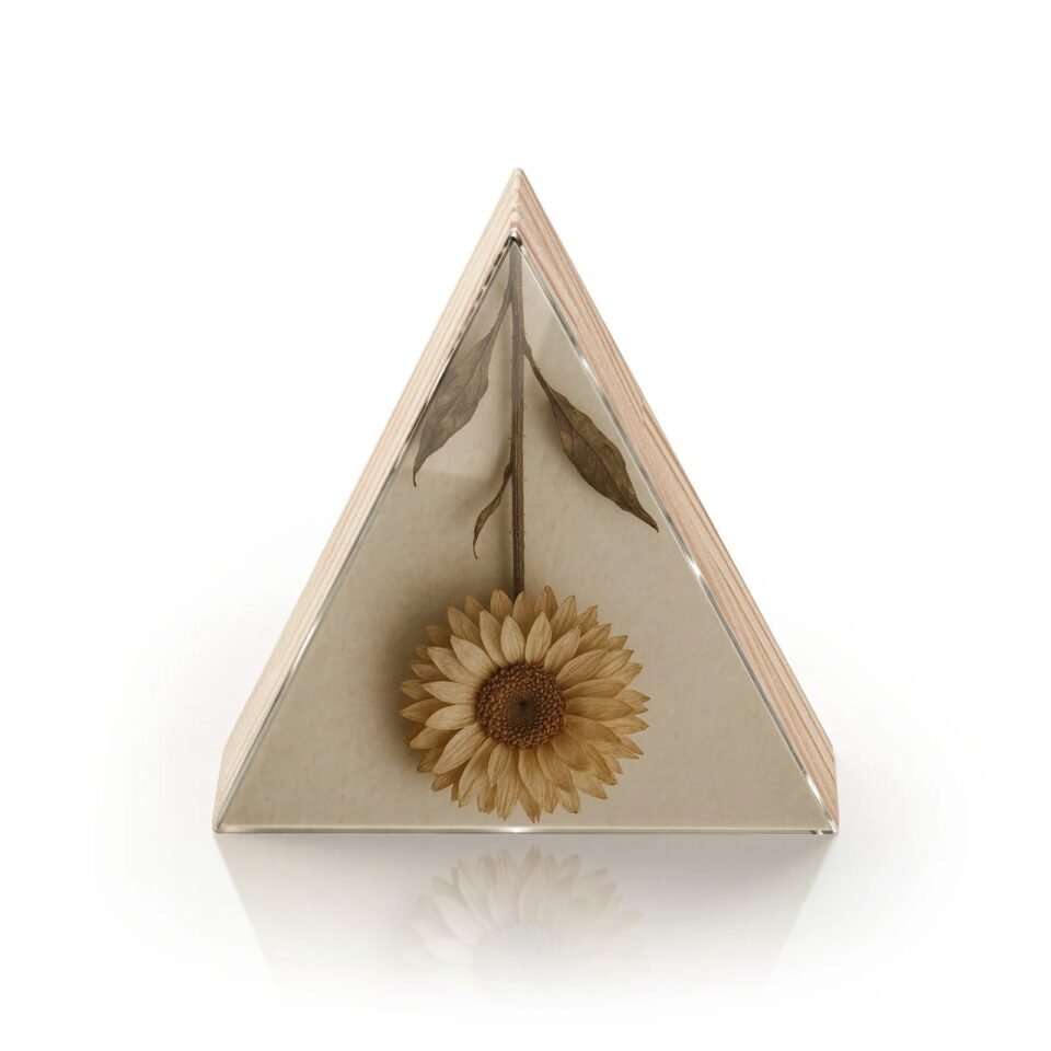 Totem Decorativo 'Girassol Invertido'