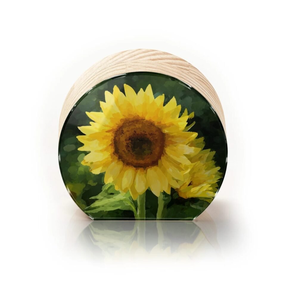 Totem Decorativo 'Sol no Jardim'