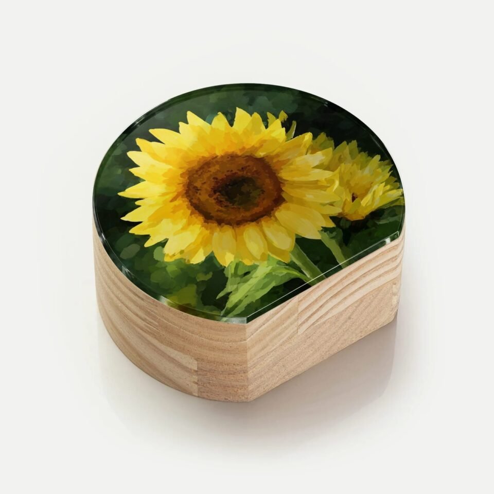 Totem Decorativo 'Sol no Jardim'