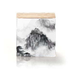 Totem Decorativo 'Cume da Bruma'