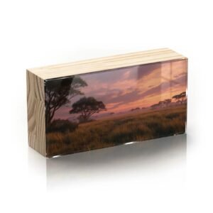 Totem Decorativo 'Horizonte da Savana'