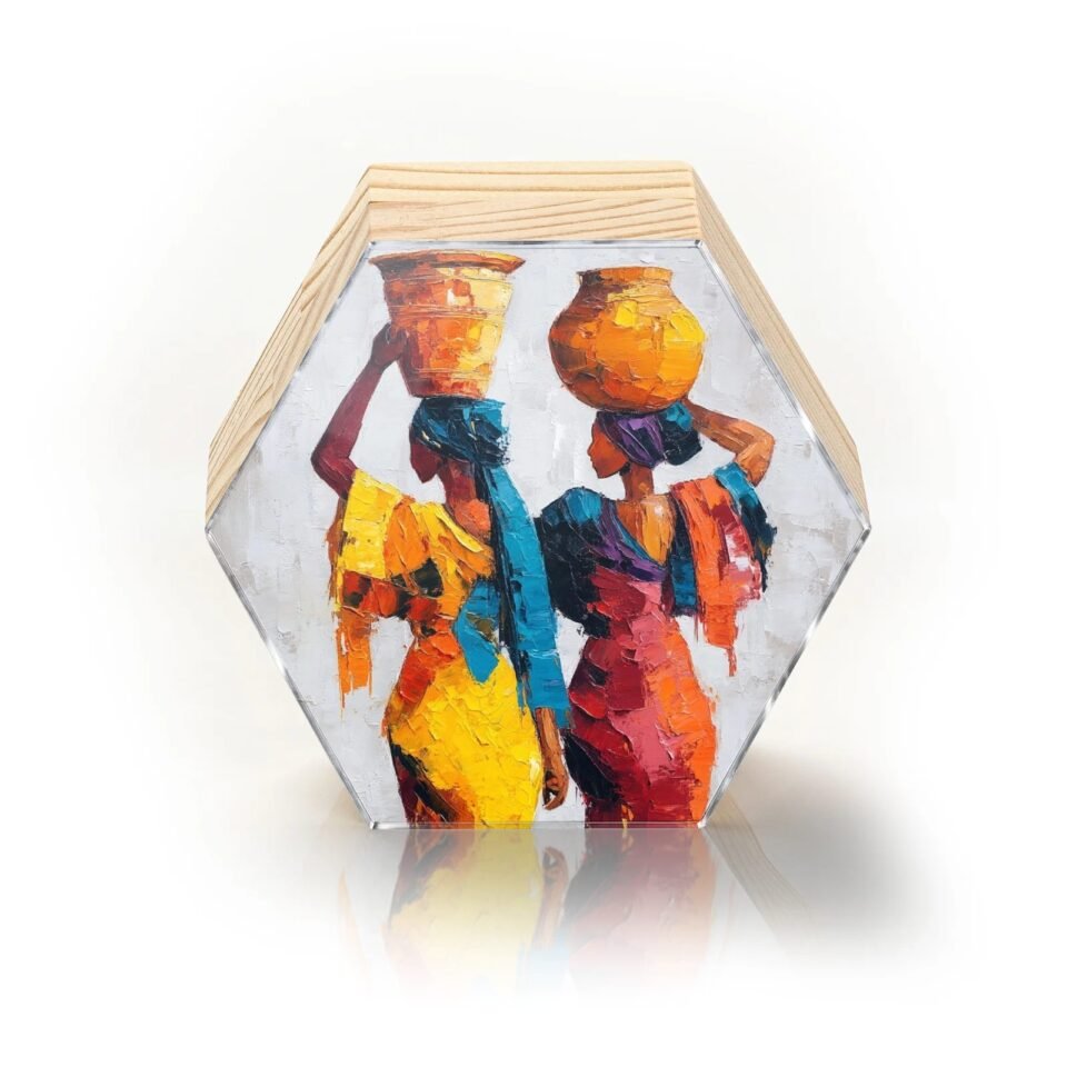 Totem Decorativo 'Caminho Compartilhado'