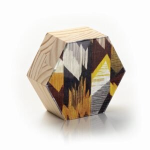 Totem Decorativo 'Raízes Geométricas'