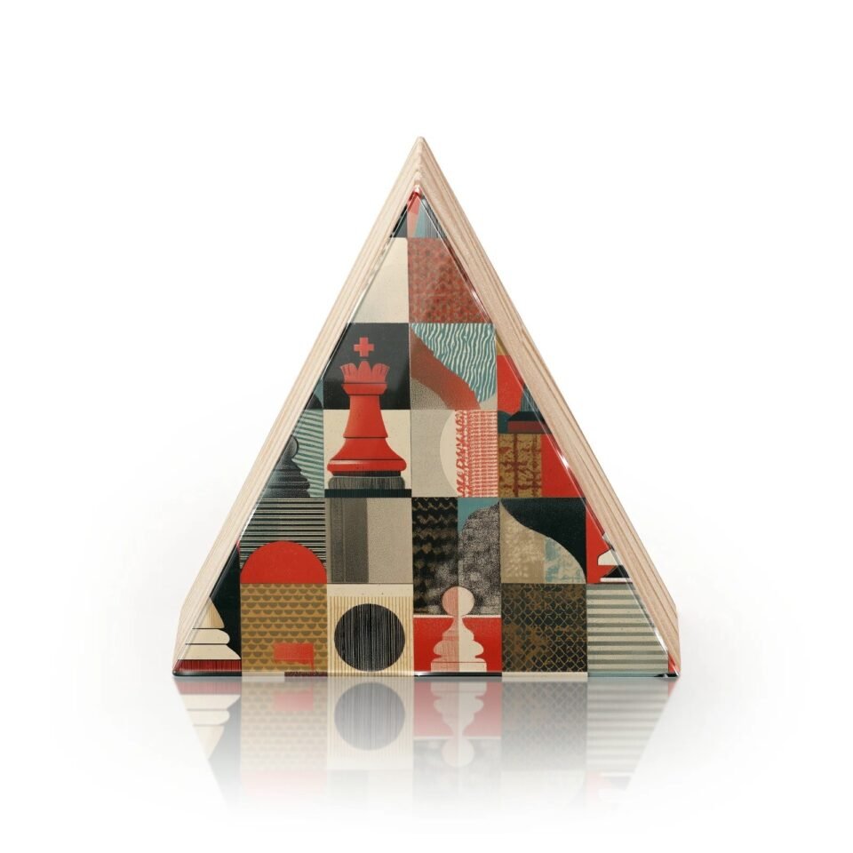 Totem Decorativo 'Reina em Jogo'