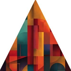 Totem Decorativo 'Ritmo da Cor'