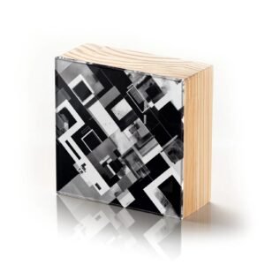 Totem Decorativo 'Concreto Abstrato'