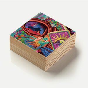 Totem Decorativo 'Leitor do Dragão'