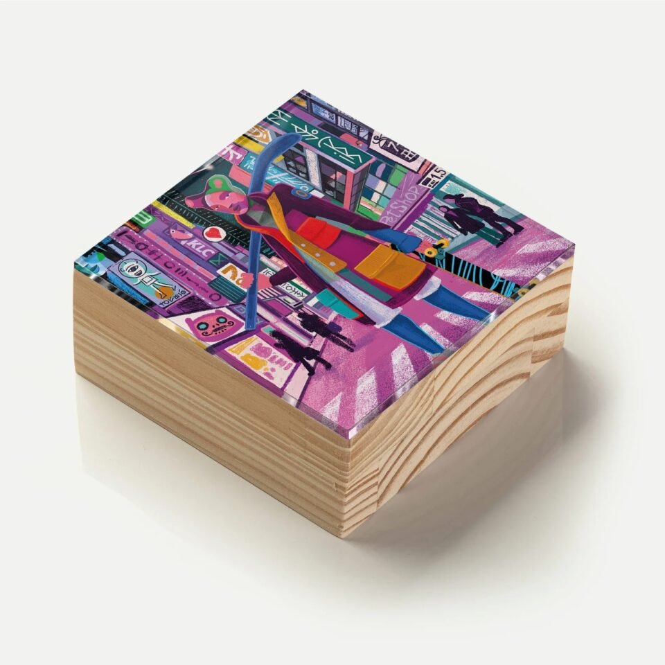 Totem Decorativo 'NeoSkater'